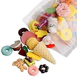 ★ Standardmaterial: Lebensmittel-Charm-Stücke aus hochwertigem Harz, ungiftig, robust und langlebig, mit einer glatten Oberfläche, schönen und leuchtenden Farben.