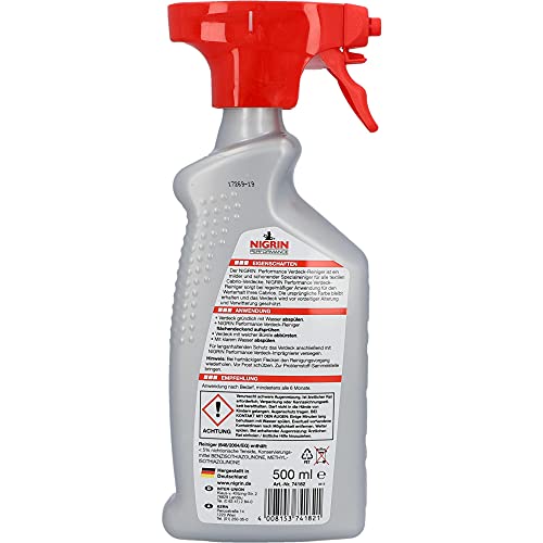 NIGRIN 74182 Cabrio-afdekking reiniger 500 ml - Image 4