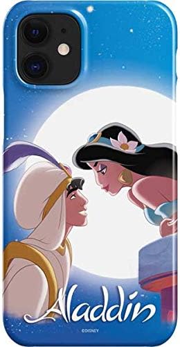 Skinit Lite Phone Case Compatible with iPhone 12 Mini - Officially Licensed Disney Aladdin and Princess Jasmine Kiss Design