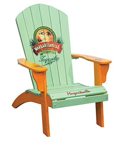 Margaritaville Outdoor Patio Wood Adirondack Chair, Tequila