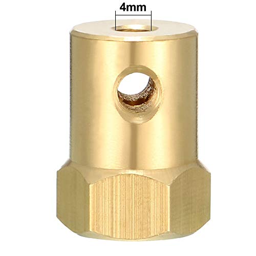 Acoplamiento de eje hexagonal de 6mm con conector para motor y piezas de robot 5