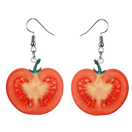 Bijoux créatifs tomates pour femme le cadeau de mode idéal pour repas de gala