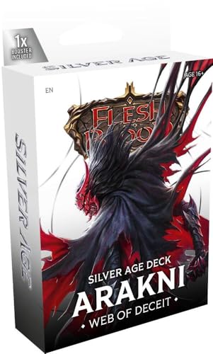 Flesh & Blood TCG Silver Age Chapter 2 Deck - Arakni Web of Deceit (Chaos Assassin) - 60 Cards