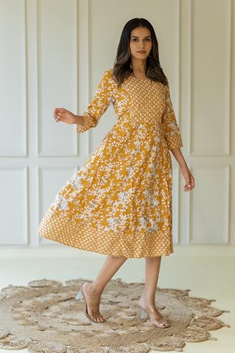 Image of MIRCHI FASHION Women's Anarkali Printed Kurti Only