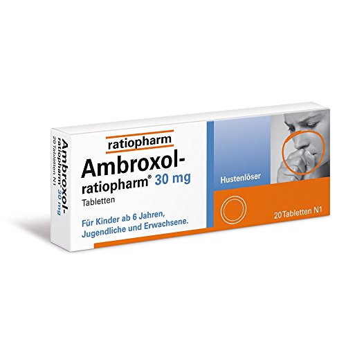 Ambroxol-ratiopharm 30 mg Hustenlöser Tabletten, 20 pcs. Tablets