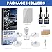 NASILOOP Windshield Repair kit, Quick and Efficiency Glass Repair Fluid, Car Windshield Crack Repair Resin Kit for Fixing Chips, Bulls-Eye, Cracks and Star-Shape Cack,2 Pack