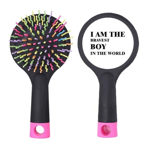 Brosse à cheveux démêlante pneumatique Art déco pour nœuds difficiles
