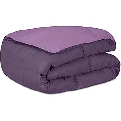 Nordico Reversible DECASATEXTIL ®- Edredon Nórdico Bicolor - 350gr/m2 Fibra- Relleno nórdico - Reversible - Tacto Ultra Suave, cómodo, Ligero (Cama 135/140/150-240x220cm, Malva)