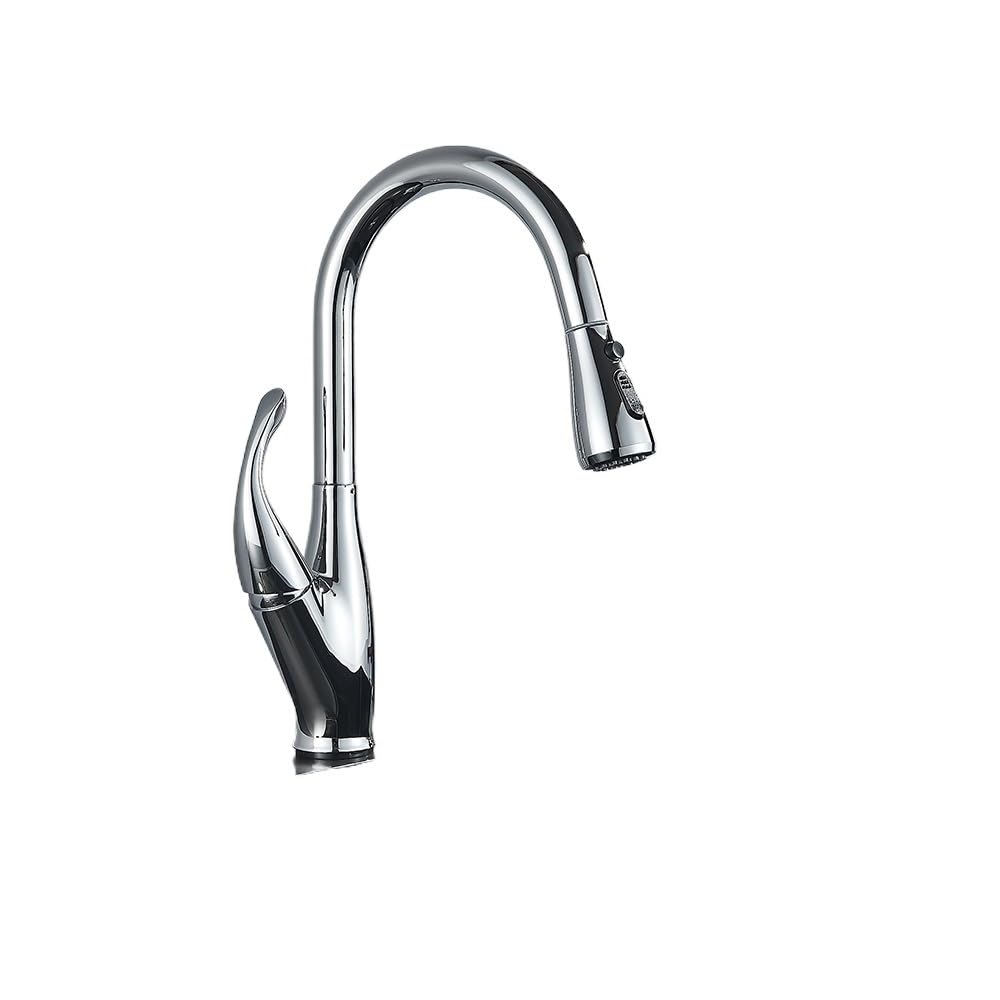 Robinet de cuisine à capteur chrome mitigeur pivotant 360°
