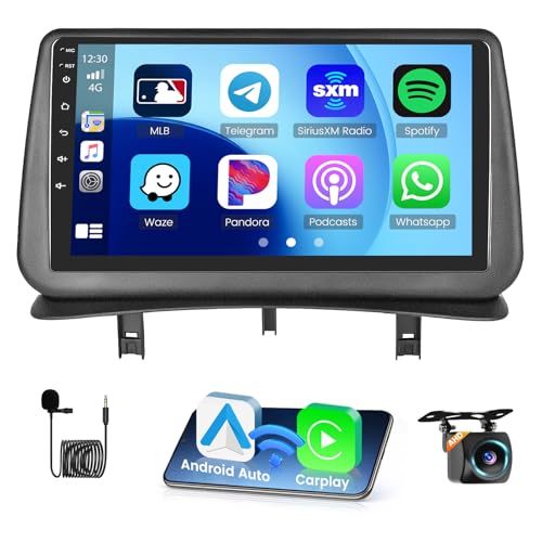 Controllo al Volante & Telecamera di Retromarcia: Questa autoradio carplay per Renault Clio 3 supporta il controllo al volante, permettendo di gestire musica e chiamate senza distogliere le mani dal volante. Include inoltre una telecamera di retromarcia HD impermeabile, che attiva automaticamente la visualizzazione posteriore durante la retromarcia, rendendo il parcheggio più sicuro