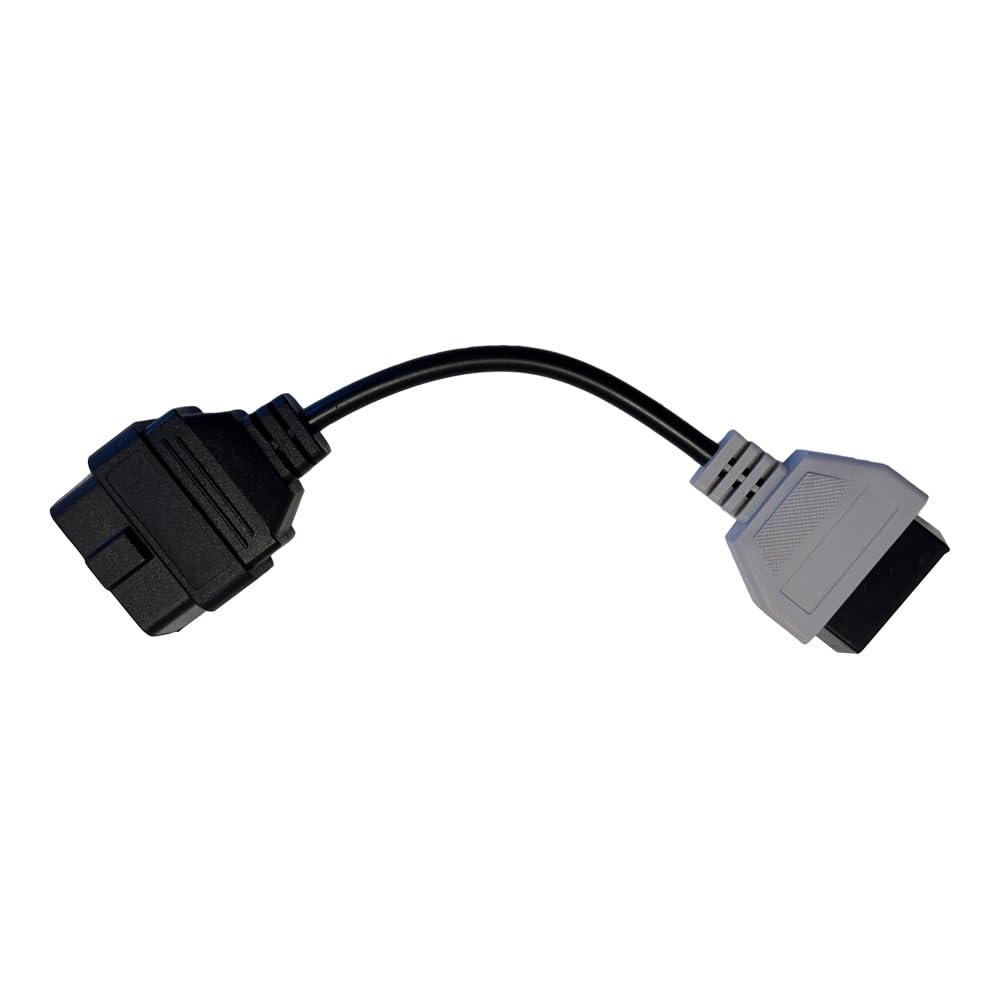 Adattatore OBD2 MultiECUScan A6, Compatibile con Fiat, Jeep, Chrysler, Dodge, Lancia,controller di parcheggio, sterzo elettrico,per cavo diagnostico Fiatecuscan OBD, Grigio