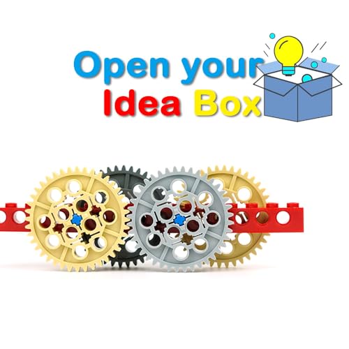 Image of BroTex Technical-Parts-Beams-Gears Bricks Bulk Pins Connectors, Compatible with Car-Motors Accessories Building Blocks Sets MOC Buildings Toys for Adults Kids Age 6+ Toys