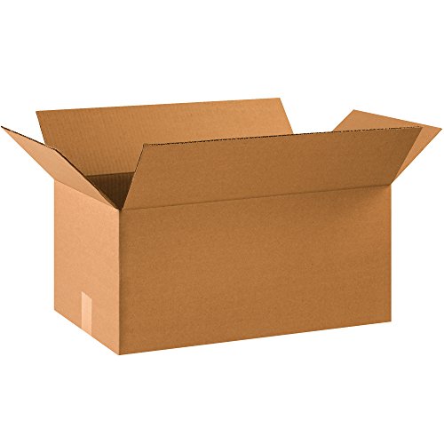 Image of BOX USA Moving Boxes Large 22 inchL x 12 inchW x 10 inchH 20-Pack, Cardboard Box for Shipping, Moving, Mailing, Packing, Packaging and Storage
