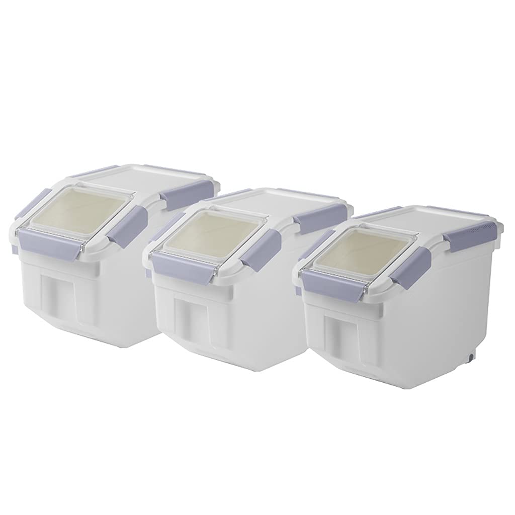 Rangement riz et céréales anti humidité avec ce bac en plastique étanche