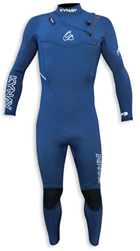 Kynay - Integral de Neopreno elástico 5/4/3mm Cremallera Frontal Invierno, Talla XL, Color Azul