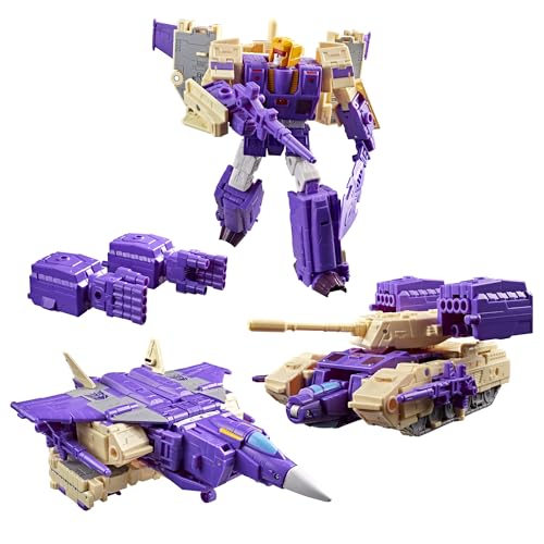 Transformers Studio Series The The Movie Blitzwing, Collectible 3-in-1 Converting 7-inch Leader Class Action Figure, 8+