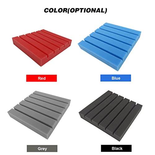 Moochy Painéis acústicos Ranhura Tratamento acústico Espuma de absorção de som Espuma à prova de som