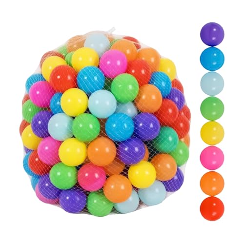 Boules De Piscine À Balles, Boules Colorées Pour Enfant, Multicolores Pour Piscine À Balles, 50...