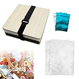 ✿✿ Cómo Usar: Primero, coloque una tabla de madera de 1 pieza. En segundo lugar, coloque 1 placa de secado en la tabla de madera, coloque 1 hoja de papel de revestimiento, flores u hojas, esponje en orden. Es la primera capa y repite este proceso. Por último, coloca la otra tabla de madera y fíjala firmemente con una venda.