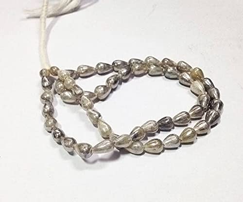 Perles de silverite naturelle briolette pour créer un cadeau personnalisé