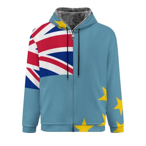 Chaqueta de transición de talla grande con forro polar para evitar el frío del invierno 3