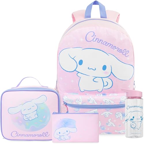 Get Trend Cinnamoroll Girls Backpack Lunch Bag Pencil Case Water Bottle