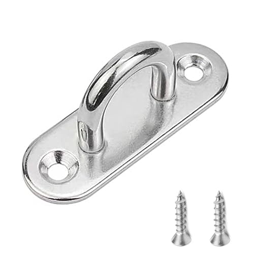 9Tong Matériel Marin Pad Yeux Vis Heavy Duty Plaque d’oeil Acier inoxydable Bateau Crochet de Plaques d’oeil SUS316 8mm 8/25 Inch 4pcs