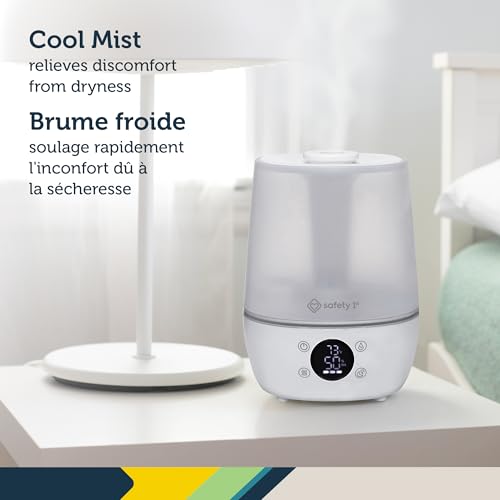 Safety 1st Humid Control Filter Free Humidifier, Detects temperature and humidity levels, White - image 2