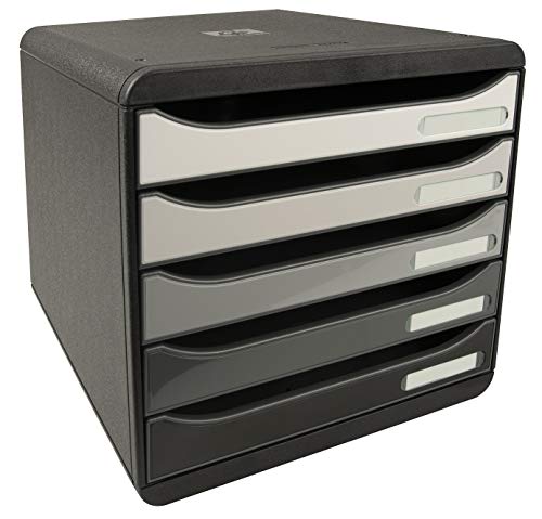 Caisson 5 tiroirs Exacompta BIG BOX PLUS pour ranger un bureau encombré