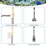Cocoarm Aquarium Gravel Cleaner Kit Fish Tank Cleaner Auto Aquarium Syphon Vacuum Gravel Cleaner Battery Powered Gravel Filter Cleaner Electric Aquarium Gravel Cleaner Adjustable Length 58-94cm - Image 7