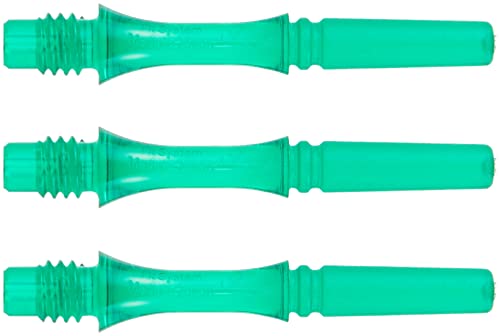 コスモダーツ フィットシャフト ギア シャフト スリムロック クリアグリーン1