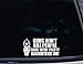 Guns don't Kill People DADS WITH PRETTY DAUGHTERS DO! - 7 3/8" x 3 1/2" die cut vinyl decal for window, car, truck, tool box, virtually any hard, smooth surface. NOT PRINTED!