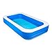 AQUASTIC Piscine Gonflable pour la Maternelle, capacité : 1160 l, Dimensions : 305 x 183 x 56 cm, en Vinyle, Polyvalente, pour Toute la Famille, Durable, Bleu AIP-305R