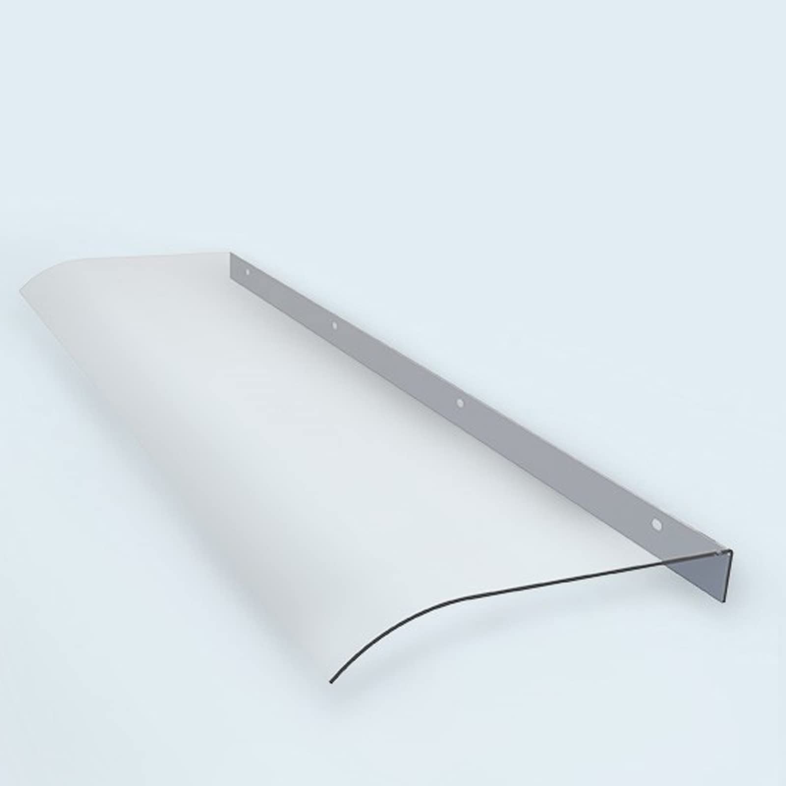 Auvent de porte extérieur et marquise de porche transparente anti-UV