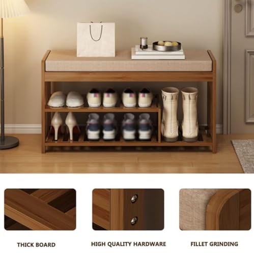 Banc d'entrée multifonctionnel pour optimiser les petits espaces et ranger vos chaussures