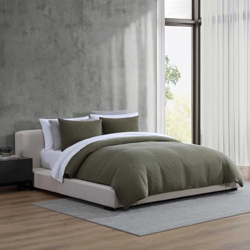 Parure de lit en coton lisse texturé avec drap-housse Vera Wang