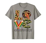 il fornitore di asili nido ama il mese della storia dei neri afro-africani maglietta