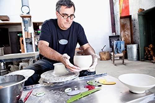 Miniatura 4 de Mudwire - Herramienta de corte estándar con mango verde para artistas de ruedas de cerámica y arcilla - Sherrill Mudtools