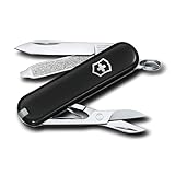 VICTORINOX(ビクトリノックス) クラシック SD クラシックカラーズ Dark Illusion スイス・アーミーナイフ 多機能 ナイフ 防災グッズ アウトドア キャンプ はさみ マイナスドライバー付き つめやすり 7機能を搭載したスイス製マルチツール 小型 コンパクト プレゼント ギフト 十徳 【国内正規品】 0.6223.3G