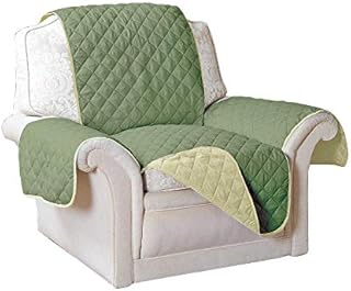 easylife lifestyle solutions Reversible Water Repellent Furniture Protector | Protects from Spills, Stains, Dirt, Scuffs and Pet Hair | Recliner in Sage/Olive3299