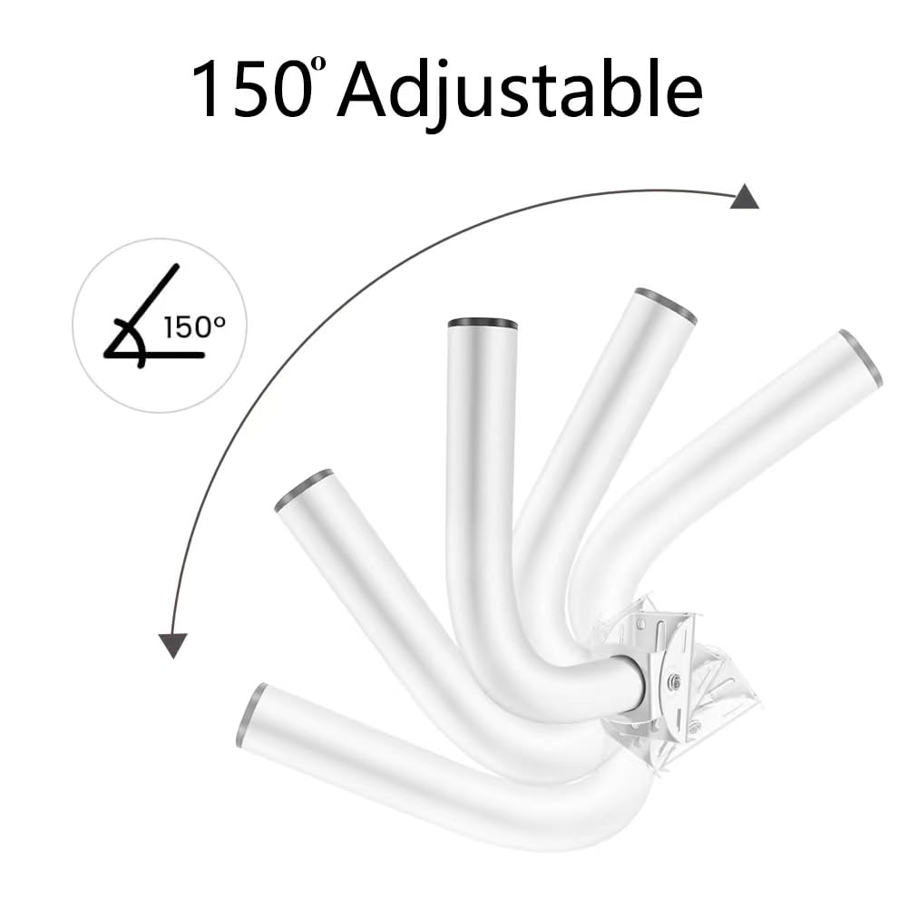 Lot de 2 supports de montage universels sans fil réglables et robustes pour antenne extérieure point à point d'accès point à point d'accès CPE Slinkdsco