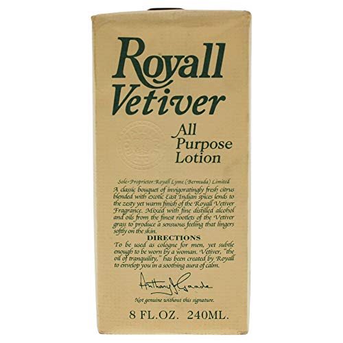 Royall Vetiver By Royall Fragrances For Men Aftershave Lotion Cologne 8 Oz