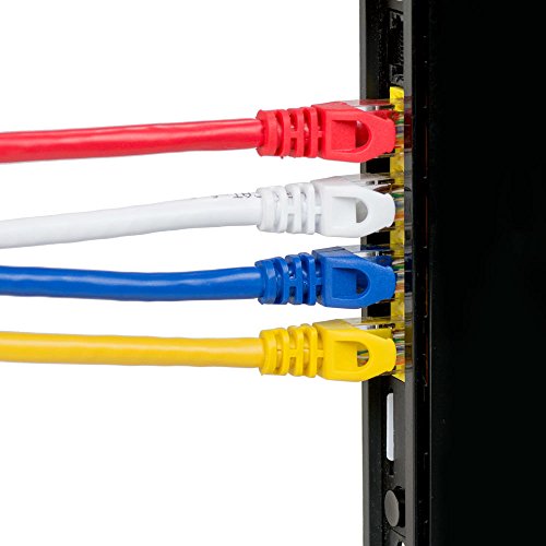 PrimeCables Cat6 Ethernet Cable 75ft Internet Cable 10Gbps Support Cat8 Cat7 Network, RJ45 Patch Cable Ethernet Bare Copper Network 550MHz UTP - White