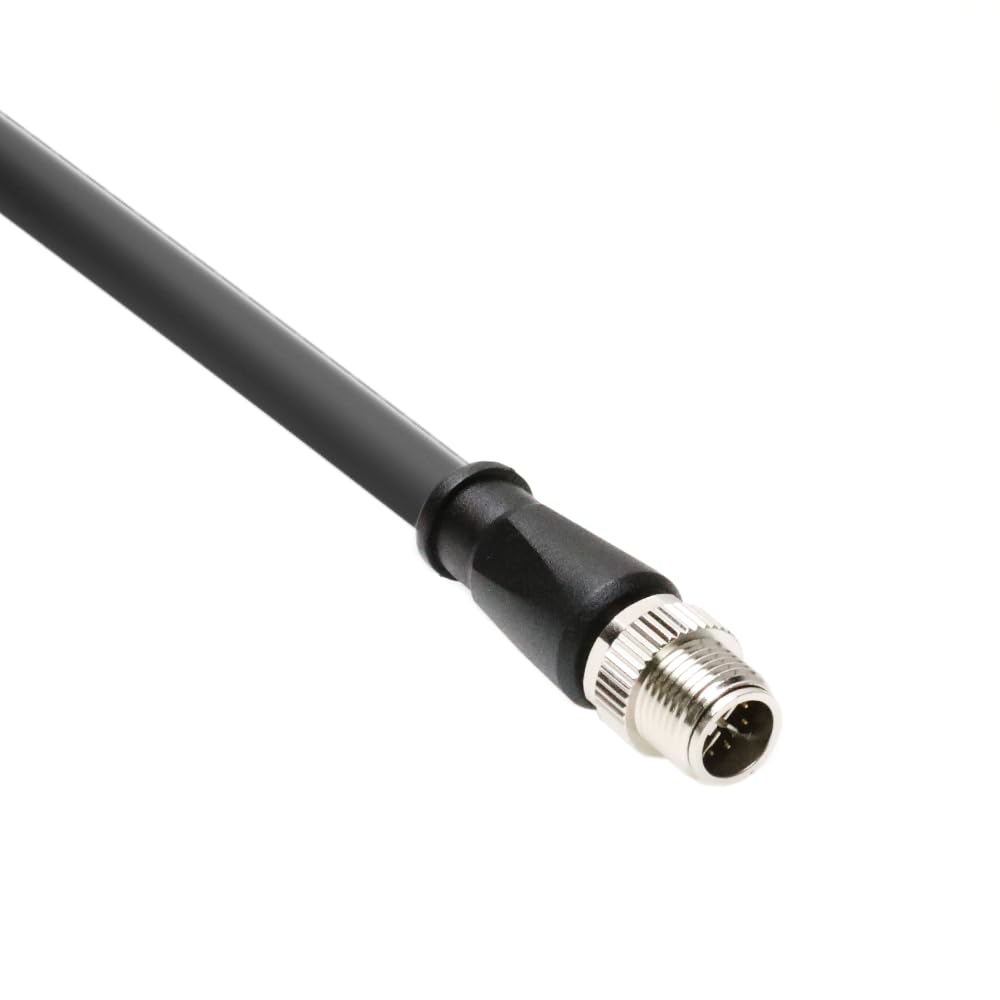 Alvin's Cables M12 X-Code 8-Pin Stecker auf RJ45-Buchse Ethernet-Kabel für Cognex Keyence Kamera, RJ45-Buchse High-Flex Cat6a-Kabel für die industrielle Automatisierung, Robotik 20m