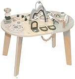 🎨 Table d’activités en bois Vert olive – motricité & créativité 🎨 Dès 2 ans, invite à explorer, manipuler et imaginer — développe coordination œil-main, dextérité et jeu libre.