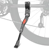 koidhra Bicycle Kickstand for Diamondback Sorrento, Adjustable Durable Aluminum Alloy Bike Side Support Kick Stand Easy to Install for Mountain Road Sport Bike,A Black