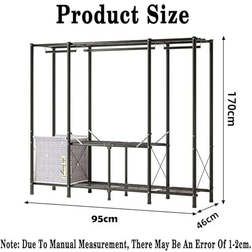 Armoire en toile simple à compartiments multiples pour petits espaces - 2