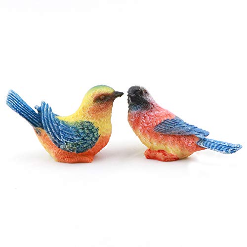 Aqua kt 1 pair home garden micro landscape mini parrot …