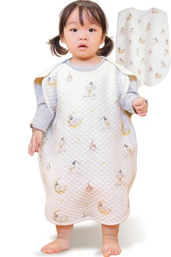 [Coperta] 【もこもこキルトでぽかぽか】冬用 スリーパー 赤ちゃん ベビー おくるみ 新生児 【ノンホルム 寝かせたまま着脱可能 】 防寒 寒さ対策 0歳 1歳 2歳 3歳 4歳 コペルタ (羊とほしぞら)