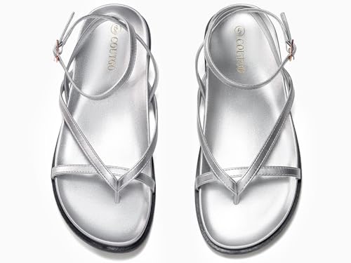 Image of Coutgo Women's Strappy Flat Sandals